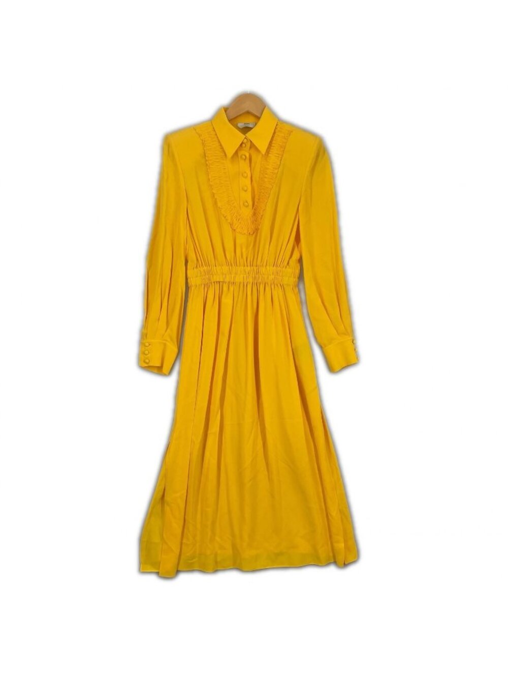 Fendi SS Dress Silk Yellow 40